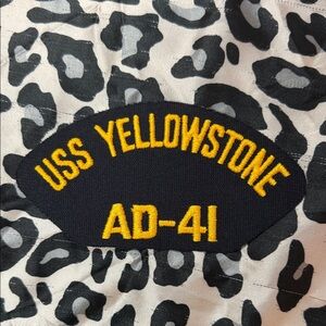 USS Yellowstone AD-41 embroidered Patch